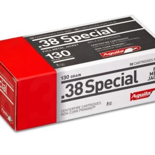 Aguila .38 SPL 130 Grain FMJ 50 Round Box 1E382521