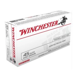 Winchester USA 230gr 45 Auto 50 Round USA45JHP
