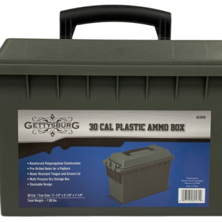 Gettysburg Field Ammo Can Plastic OD Green ACGRN