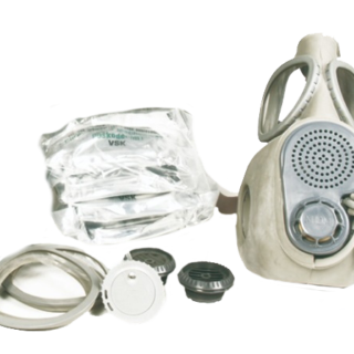 Military Surplus Czech M10M Gas Mask with Filters, Like New 91650300