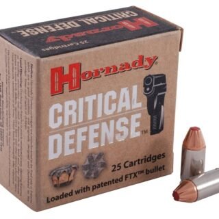 Hornady Critical Defense .380 Auto 90 Grain FTX - 25 Round Box 90080