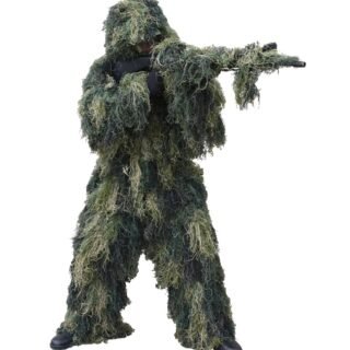 Red Rock Outdoor Gear 5-Piece Adult Ghillie Suit XL/XXL, Woodland 70915XL/XXL