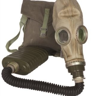 Military Surplus Polish MP-3 Gas Mask w/ Hose, Filter & Bag 91650080