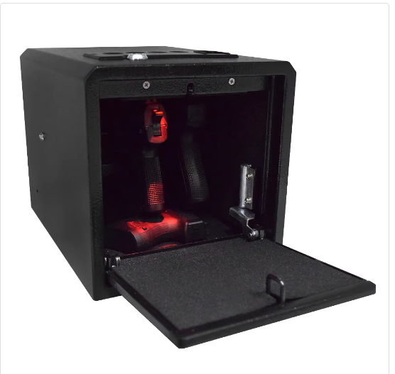 Stealth Tactical - Biometric Handgun Hanger Safe Quick Access Bio Pistol Security Box - Image 2