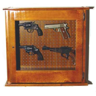 Scout 620 Pistol Cabinet - Solid Pine