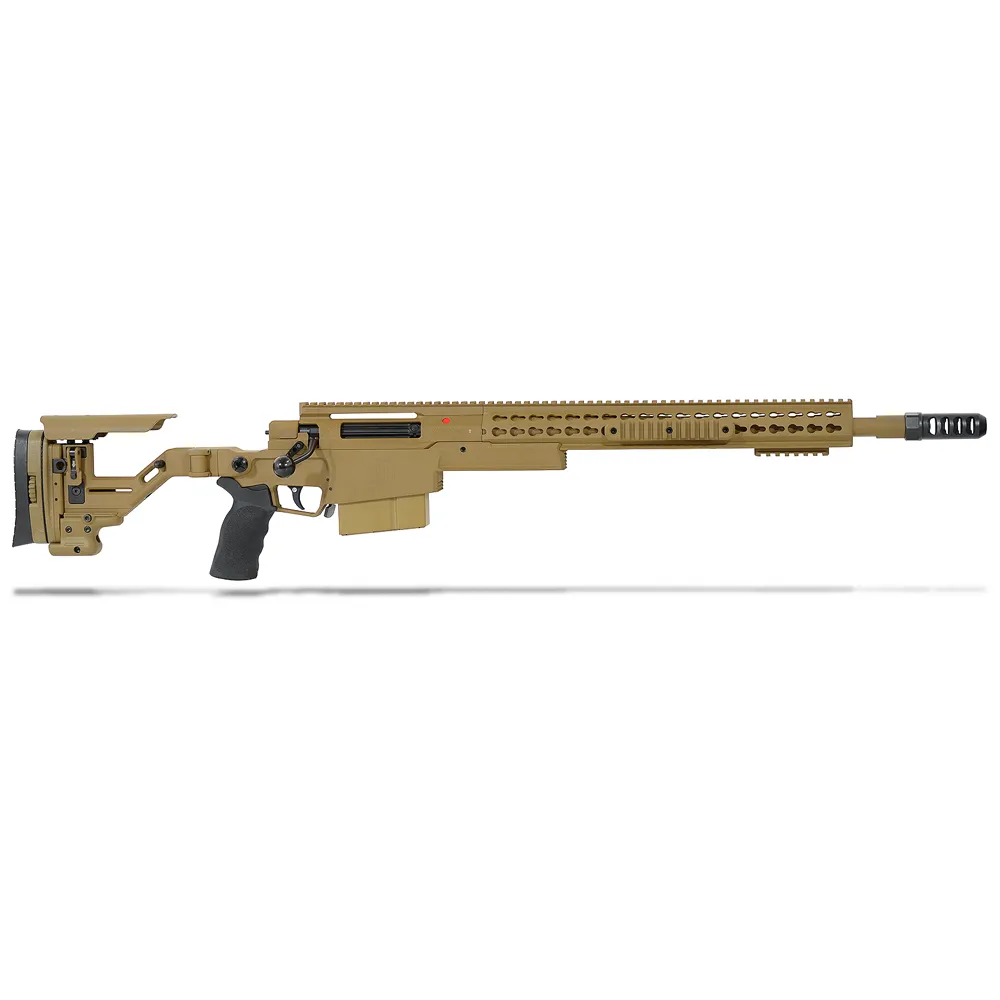 Accuracy International AXSR Folding Rifle .338 Lapua Mag Dark Earth 20" 3/4"-24 w/Brake SR38L20MDE