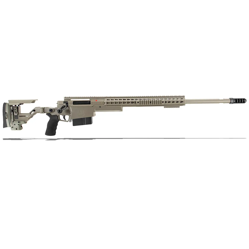 Accuracy International AXSR Folding Rifle .338 Norma Mag Elite Sand 27" 3/4"-24 w/Brake SR38N27MES