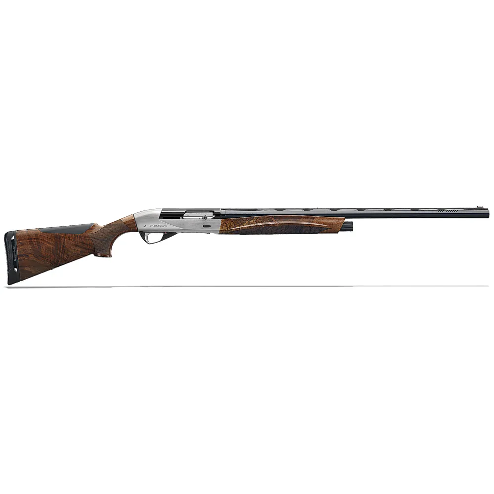 Benelli Ethos Sport 12-ga 3" 28" AA-Grade Satin Walnut Brushed Nickel Receiver 4+1 Semi-Auto Shotgun 10490