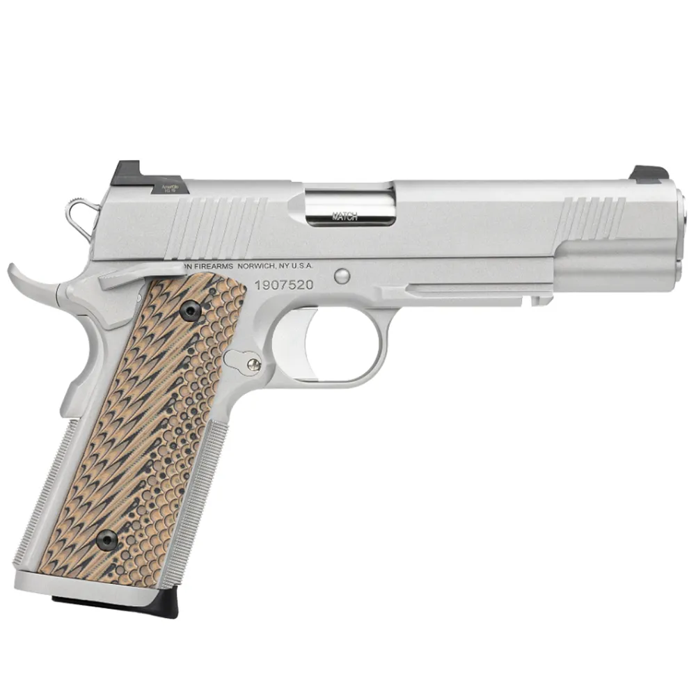 Dan Wesson Specialist 10mm SS, Fixed Trit Night Sights, Light Rail, Magwell, Ambi Safety, G10 Grips 8rd Pistol 01815