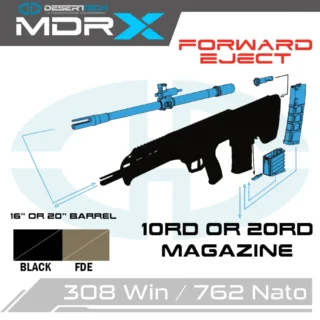 Desert Tech MDRx 7.62 NATO Forward Ejection Rifle Kit